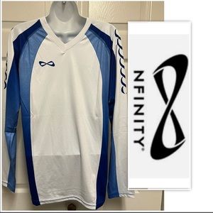 NFINITY Blue And White NFINITY Jersey